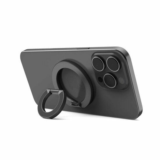 TechProtection magnetische MagSafe ring stand zwart