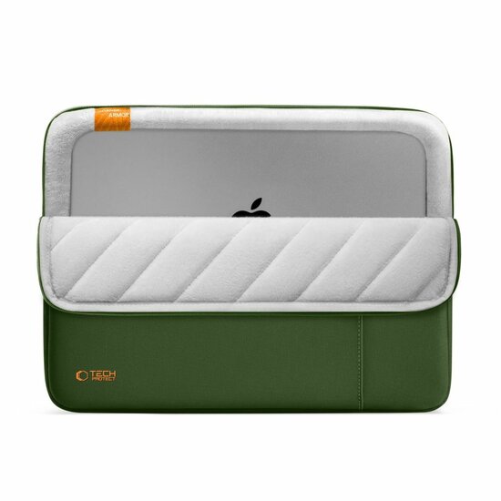 TechProtection Defender MacBook 13 / 14 inch sleeve groen
