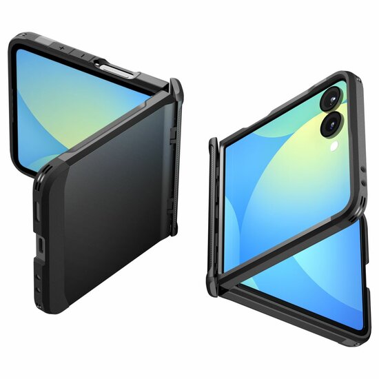 Spigen Slim Armor Pro Mag MagSafe Galaxy Z Flip 7 hoesje zwart