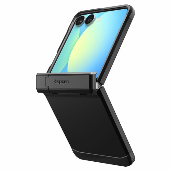 Spigen Tough Armor Pro Mag MagSafe Galaxy Z Flip 7 hoesje zwart
