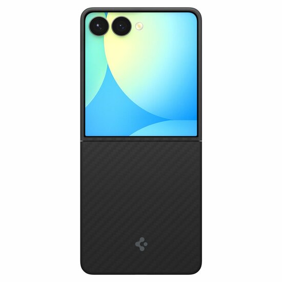 Spigen AirSkin Aramid Galaxy Z Flip 7 hoesje zwart