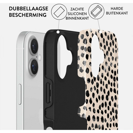 Burga Tough MagSafe  iPhone 16 hoesje almond latte
