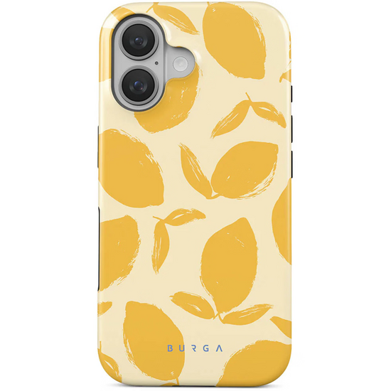 Burga Tough MagSafe  iPhone 16 hoesje lemon tart