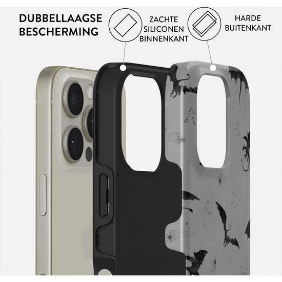 Burga Tough MagSafe iPhone 16 Pro hoesje draco