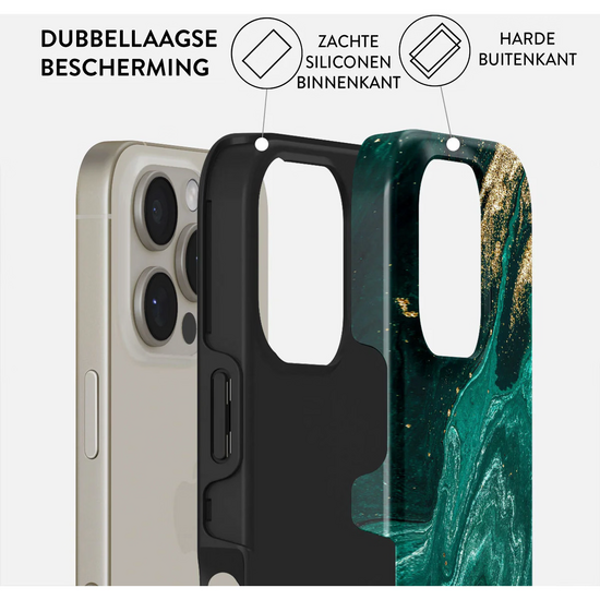 Burga Tough MagSafe iPhone 16 Pro hoesje pool