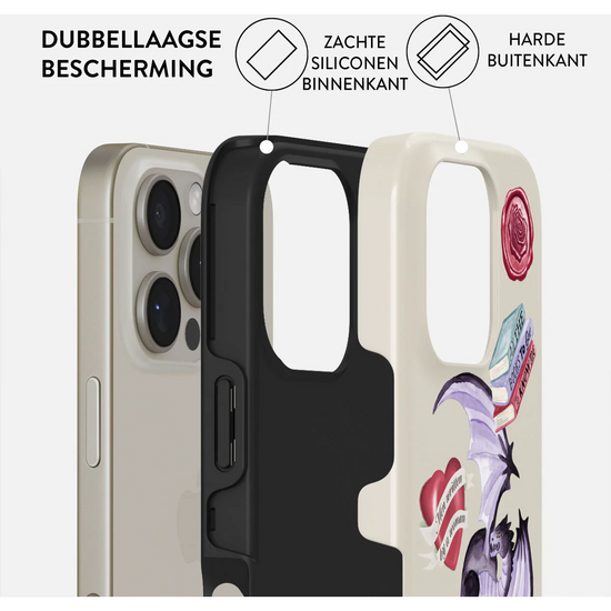 Burga Tough MagSafe iPhone 16 Pro hoesje plot twister