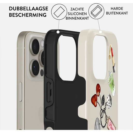 Burga Tough MagSafe iPhone 16 Pro hoesje it girl