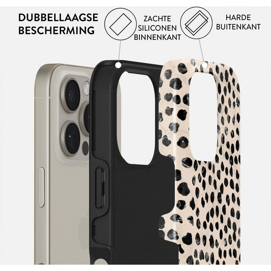 Burga Tough MagSafe iPhone 16 Pro hoesje almond latte