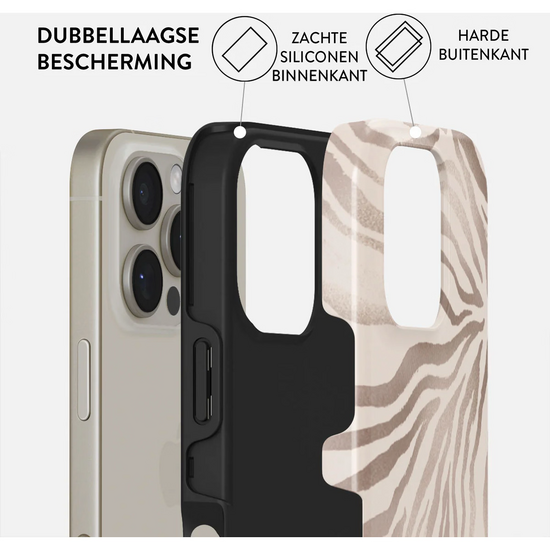 Burga Tough MagSafe iPhone 16 Pro hoesje lustre
