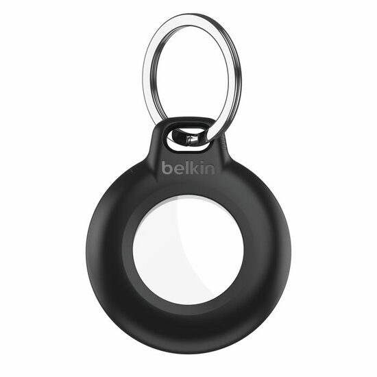 Belkin waterdichte AirTag sleutelhanger zwart