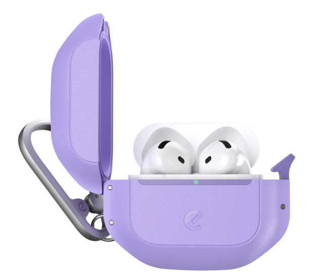Keybudz Element AirPods Pro 4 hoesje paars
