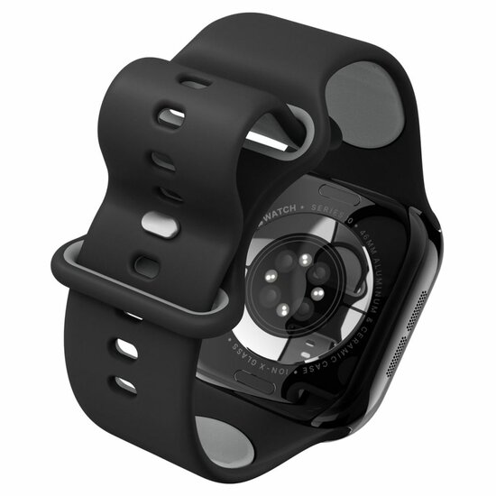 Spigen Nano Pop Apple Watch 49 / &nbsp;46 / 45 / 44 &nbsp;mm bandje zwart