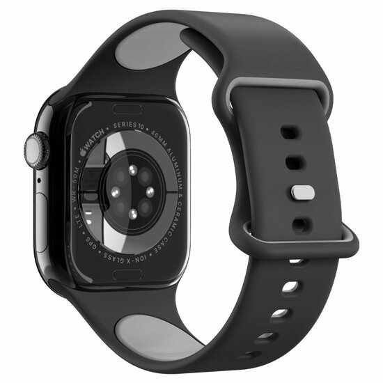Spigen Nano Pop Apple Watch 49 / &nbsp;46 / 45 / 44 &nbsp;mm bandje zwart