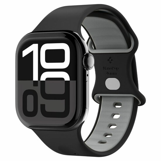 Spigen Nano Pop Apple Watch 49 / &nbsp;46 / 45 / 44 &nbsp;mm bandje zwart