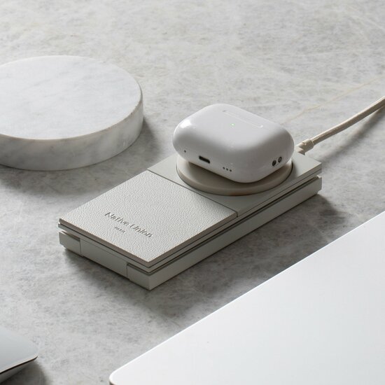 Native Union Rise 2 in 1 MagSafe Qi2 oplader zwart