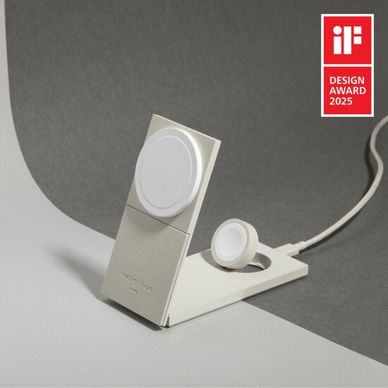 Native Union Rise 3 in 1 MagSafe Qi2 oplader zwart