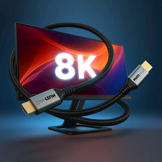 Musthavz UltraHD HDMI kabel 8K 3 meter
