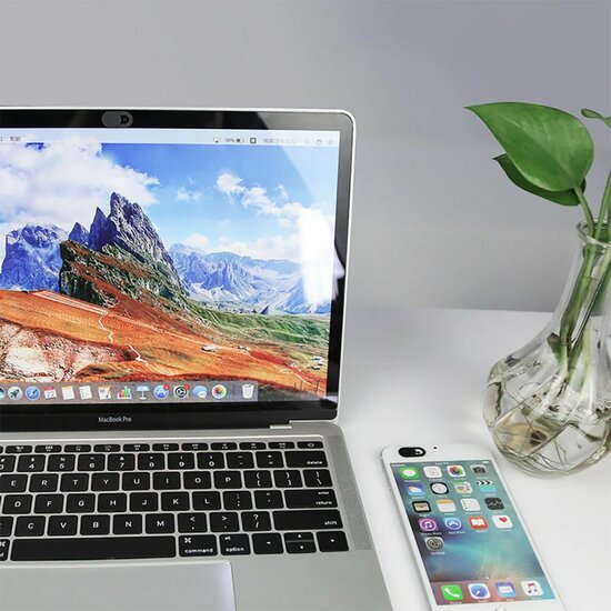 TechProtection Privacy webcam cover 3 pack voor MacBook, iPhone en IPad