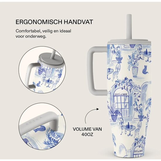 Burga Tumbler leakproof drinkbeker 1,2 liter sobremesa