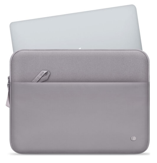 TechProtection Zipper MacBook 13 / 14 sleeve grijs