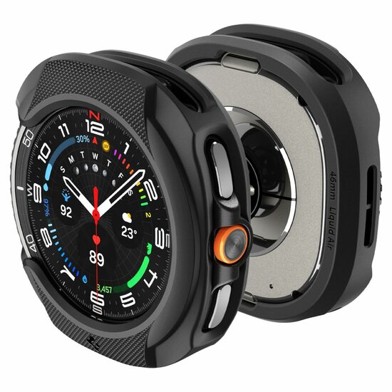 Spigen Liquid Air Galaxy Watch 8 46 mm hoesje zwart