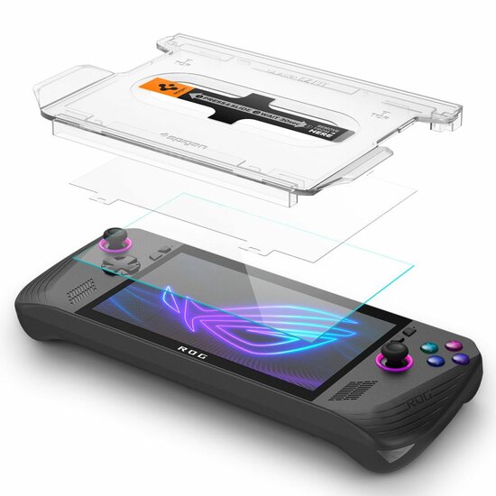 Spigen EZ Fit Asus Rog Ally X Glazen screenprotector 2 pack