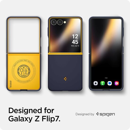 Spigen Nano Pop Mag MagSafe Galaxy Z Flip 7 hoesje blauw
