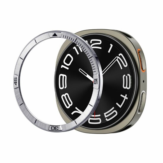 Spigen Bezel Tune Diver Galaxy Watch 8 44 mm zilver