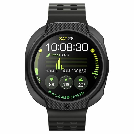 Spigen Liquid Air Galaxy Watch 8 40 mm hoesje zwart