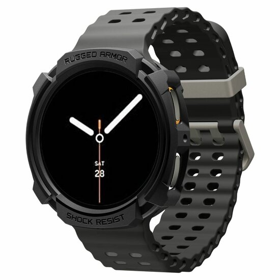 Spigen Rugged Armor Galaxy Watch 8 40 mm hoesje zwart