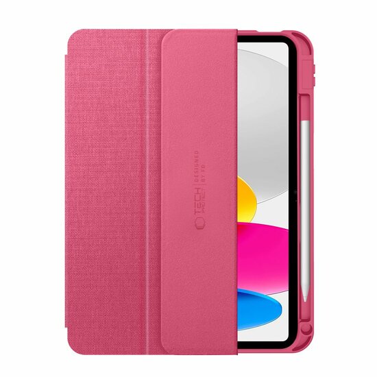 TechProtection Canvas Pen iPad 2025 hoesje roze