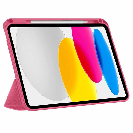 TechProtection Canvas Pen iPad 2025 hoesje roze
