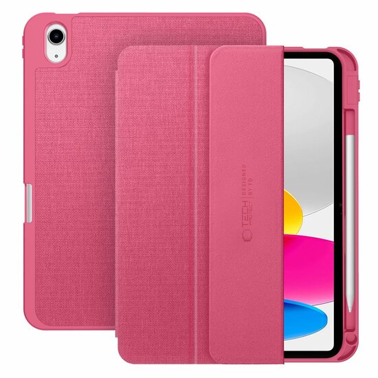 TechProtection Canvas Pen iPad 2025 hoesje roze