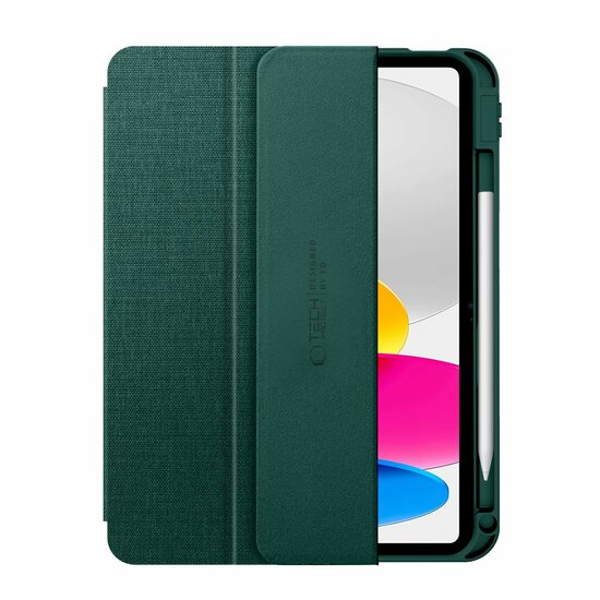 TechProtection Canvas Pen iPad 2025 hoesje groen