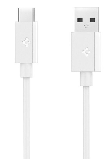 Spigen Essential USB-C  naar USB-A kabel 200 cm wit