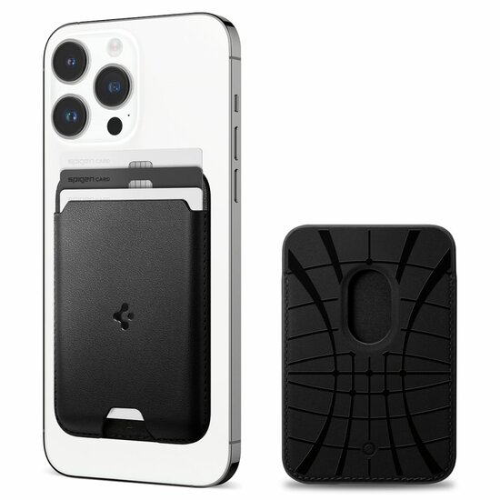 Spigen Valentinus Pro MagSafe Wallet zwart