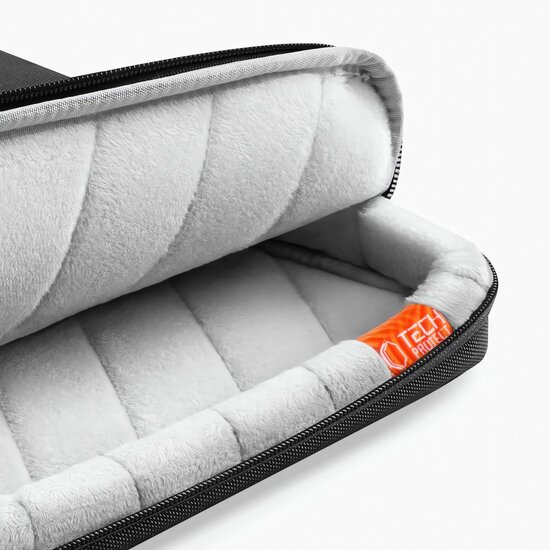 TechProtection Baja MacBook 13 / 14 inch laptop sleeve tas zwart / oranje