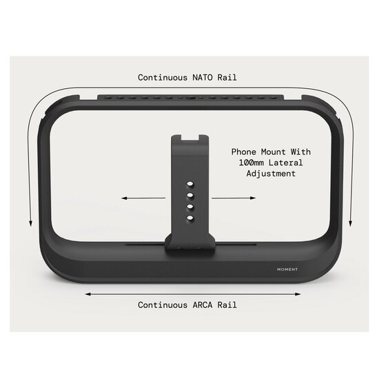 Moment Mobile Filmmaker Supercage met USB-C hub