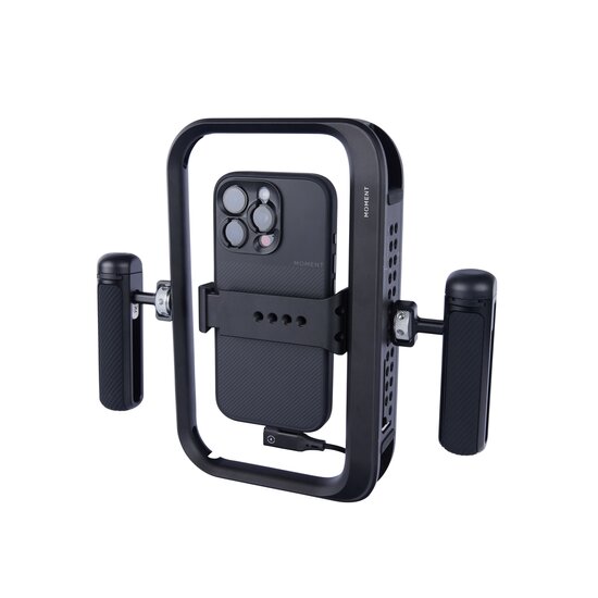 Moment Mobile Filmmaker Supercage met USB-C hub
