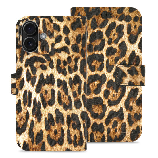 My Style Flex Wallet iPhone 16 hoesje lepoard