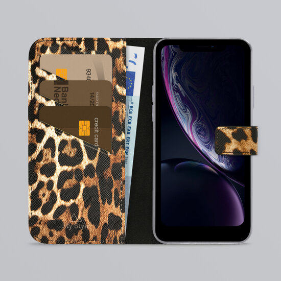 My Style Flex Wallet iPhone 11 / iPhone XR hoesje leopard