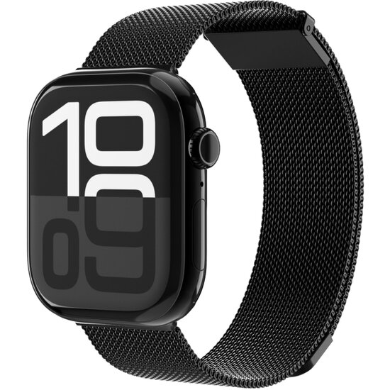 Vonm&auml;hlen Milanese Loop 2 Apple Watch 42 / 41 mm bandje zwart