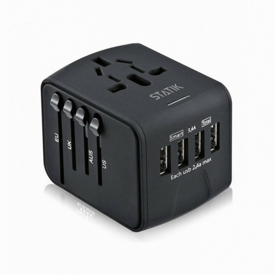 Statik GloboCharge Lite oplader 12 watt zwart