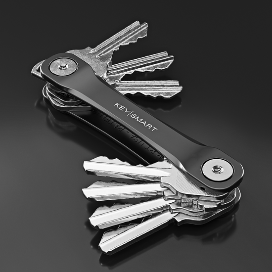 KeySmart Flex sleutelhouder zwart