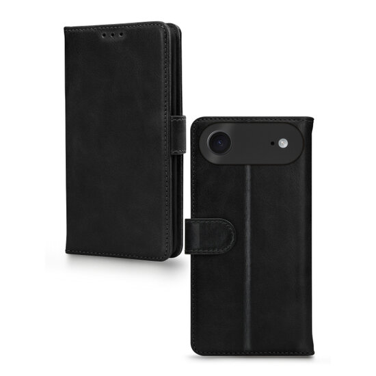 Mobilize Premium Gelly Wallet iPhone 17 Air hoesje zwart