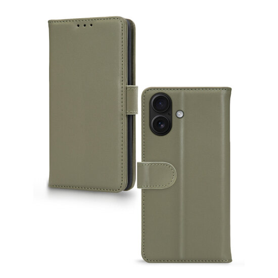 Mobilize Premium Gelly Wallet iPhone 17 hoesje groen