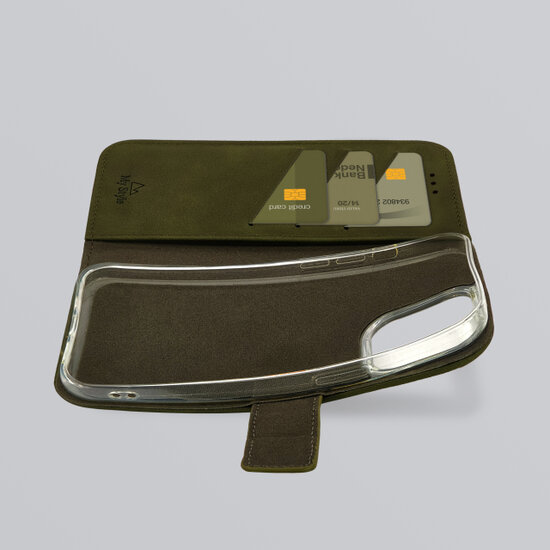 My Style Flex Wallet iPhone 17 Pro Max hoesje groen