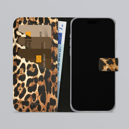 My Style Flex Wallet iPhone 17 Pro hoesje leopard