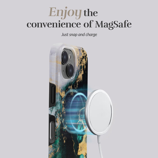 MIO MagSafe iPhone 17 hoesje Green Marble