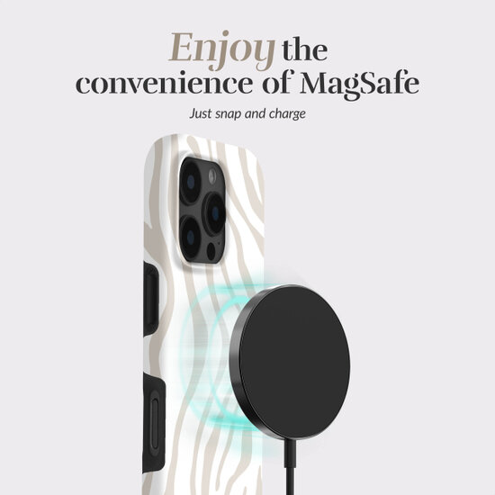 MIO MagSafe iPhone 17 hoesje Sandy Zebra